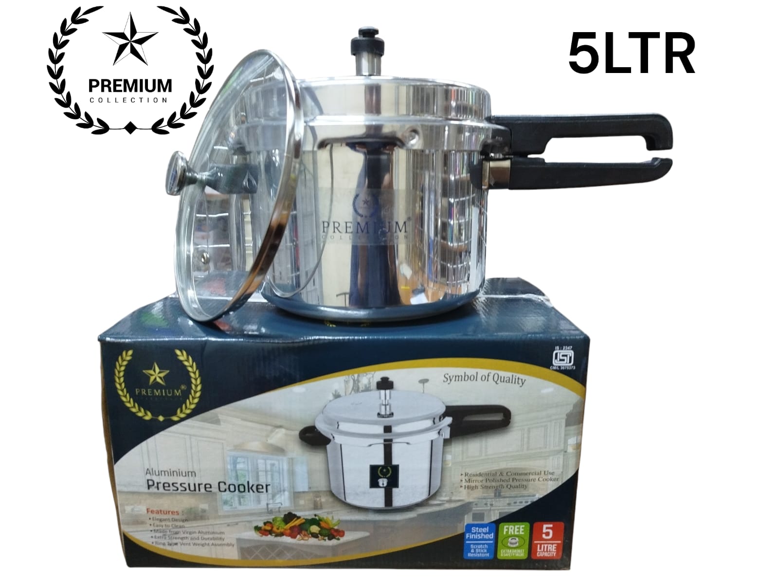TOP RATED🔥🔥Saral Saral Heavy Aluminium Pressure Cooker - Explosion Proof, Safety Valve, 3L-12L✔️✔️designed for efficiency and safety. Crafted from durable heavy-gauge aluminium, this pressure cooker