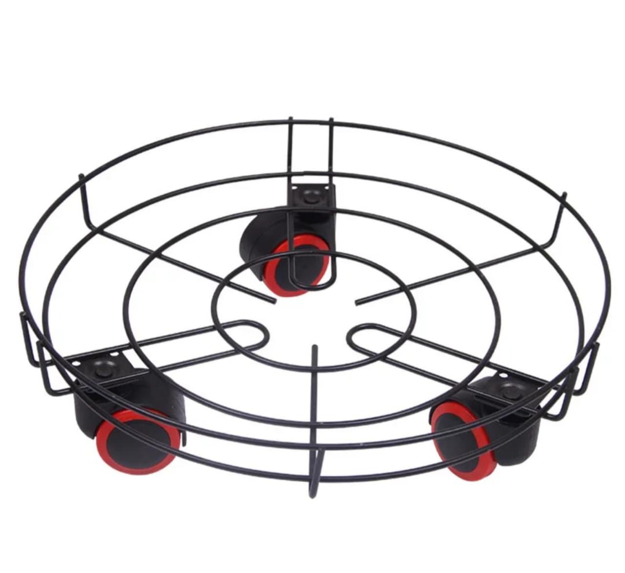 GAS TROLLEY. Kitchen movable gas cylinder trolley,  better grip and prevents corrosion due to contact with iron, Strong, rust-free, suitable for all kitchens, Easy to pull and Push, round Shape