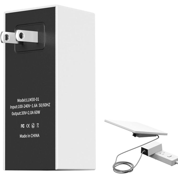 Starlink Mini Power Supply Adapter , 30V 2A 60W AC / DC Charger Wall Plug , Fast Charging , Official Alternative Power Solution , Compatible with StarlinkMini DC to DC Power Cable