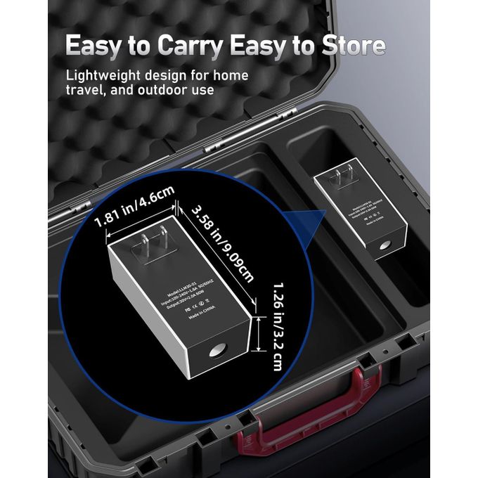 Starlink Mini Power Supply Adapter , 30V 2A 60W AC / DC Charger Wall Plug , Fast Charging , Official Alternative Power Solution , Compatible with StarlinkMini DC to DC Power Cable