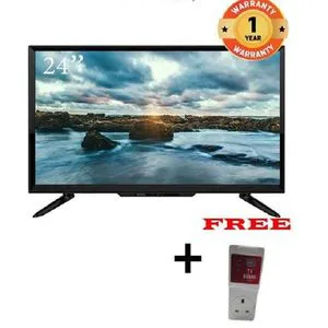 VITRON 24" inch HTC2446 Television HD Digital Television AC/DC LED TV INBUILT DECODER With HDMI Output and USB VGA ports Wide Color Enhancer+FREE TV GUARD