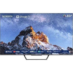 Skyworth 55 inches 55Q6500G 4K UHD QLED TV Television Smart Ok Google TV Netflix,Youtube,Prime Video,Bluetooth ENABLED Wi-Fi Enabled,Chrome i-cast Screen+TV GUARD AND WALL BRACKET-1YEAR WARRANTY
