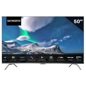 Skyworth 50" inch 50G3A 4K UHD GOOGLE Television Smart Ok Google TV Hands-Free Voice Control App store Inbuilt Decoder ,Netflix, YouTube ,Prime Video, Bluetooth, i-cast SCREEN -1 YEAR WARRANTY