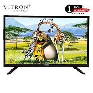 VITRON 24" inch HTC2446 Television HD Digital Television AC/DC LED TV INBUILT DECODER With HDMI Output and USB VGA ports Wide Color Enhancer+FREE TV GUARD