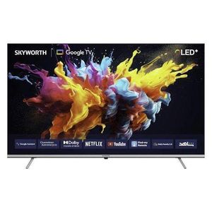 Skyworth 55 inches 55Q6500G 4K UHD QLED TV Television Smart Ok Google TV Netflix,Youtube,Prime Video,Bluetooth ENABLED Wi-Fi Enabled,Chrome i-cast Screen+TV GUARD AND WALL BRACKET-1YEAR WARRANTY