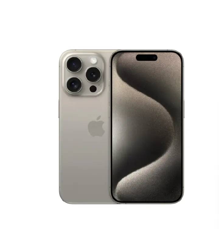 iPhone 15 Pro – Titanium Power. Pro Performance.Display: 6.1″ Super Retina XDR OLED, 120Hz ProMotion