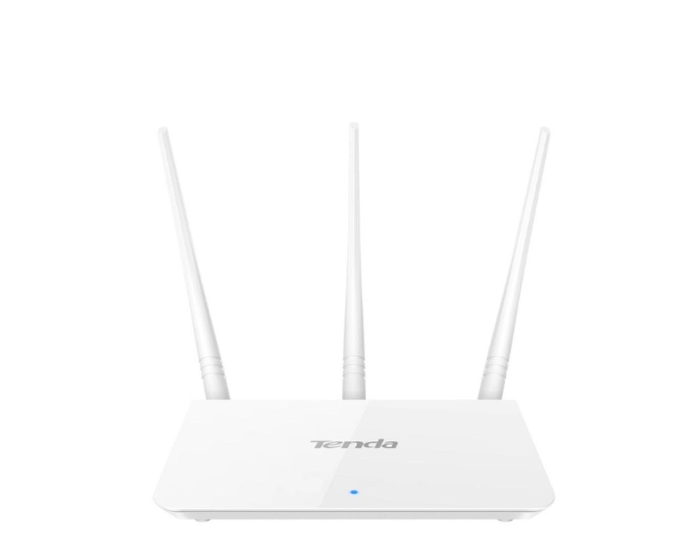Tenda F6 N300 Router – Strong Signal, Smooth Connection 4 antennas Wi-Fi Speed: 300Mbps (2.4GHz)