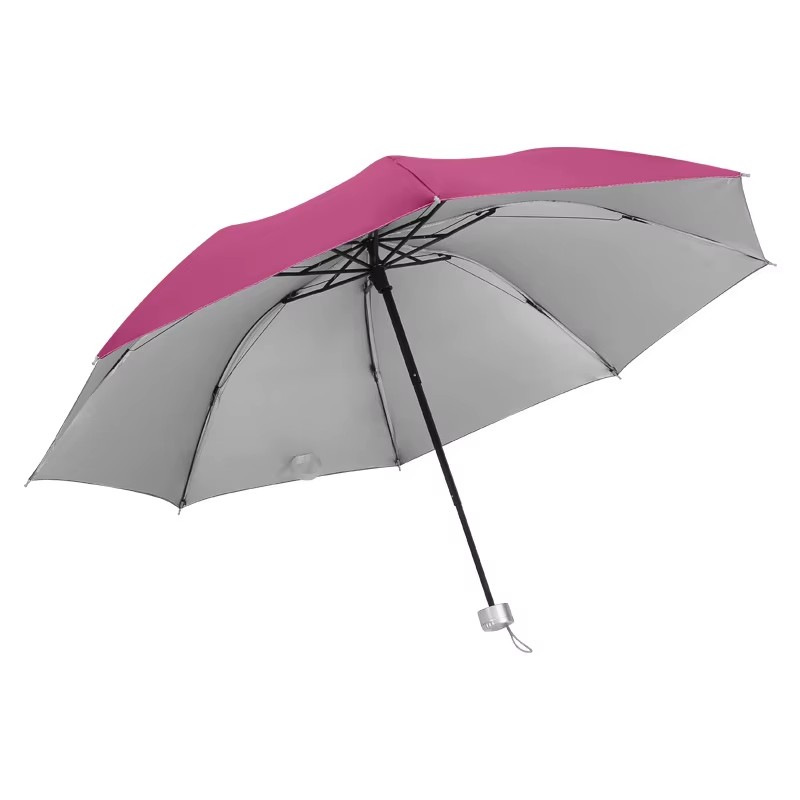Folding Umbrella Fashion Solid Color Three Folding Umbrella Parasol Rain Sun Wedding Favor Party Gift Guests New Arrival Wholesale🔊SPECIALOFFER‼️🔶REDUCED PRICE 🔶🔊SPECIALOFFER‼️🔶REDUCED PRICE 🔶🔊