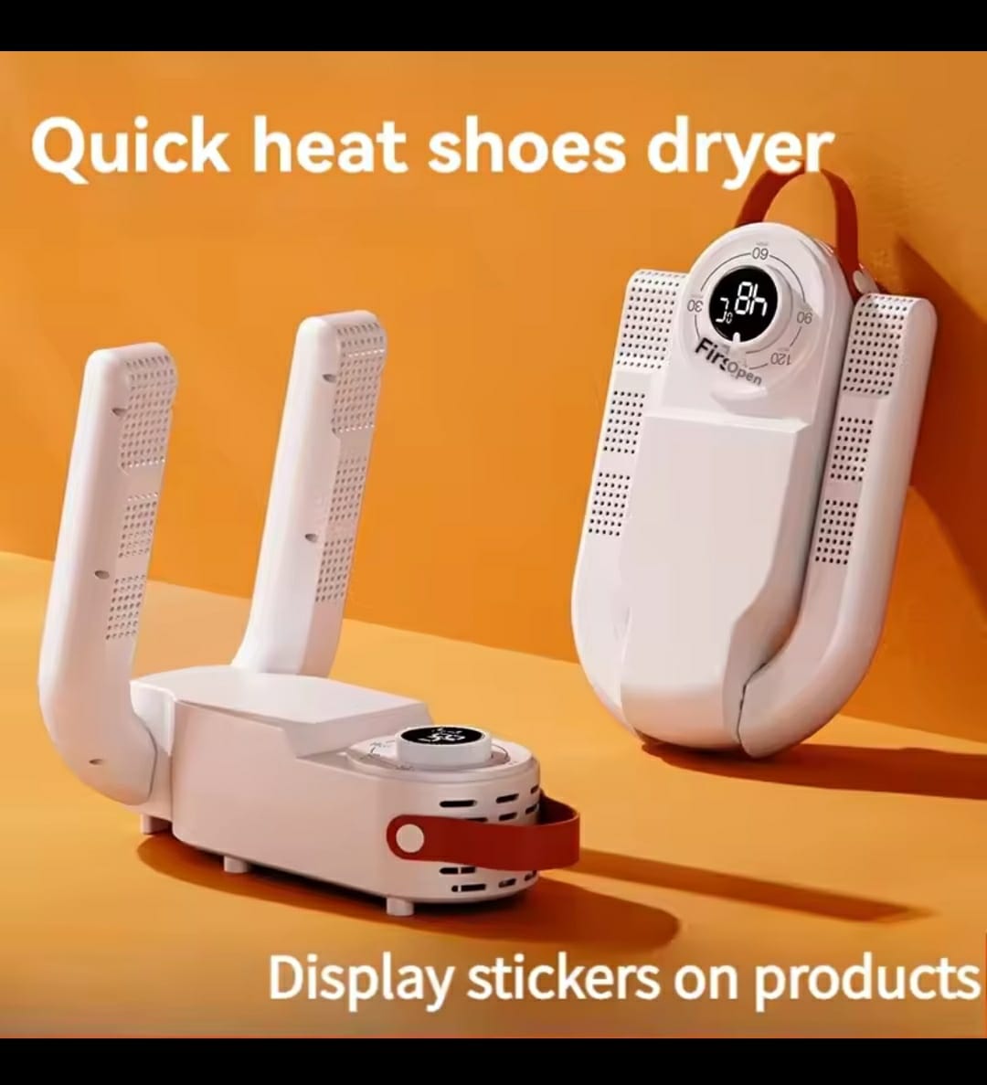 Modern Electric Shoe Boots Socks Dryer Odor Dehumidifier 360 Degree Omnidirectional Heating Intelligent Constant Temperature Fast Drying All Footwear Types Gloves Boots Safe Material Protection