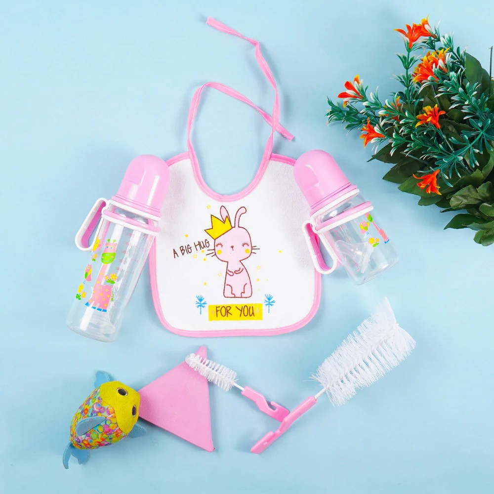 Baby Feeding Set 7pcs with Bottles Bib Pacifier Brushes Cotton Buds New Arrival Wholesale Infant Safe Kit 🔊SPECIALOFFER‼️🔶REDUCED PRICE 🔶🔊SPECIALOFFER‼️🔶REDUCED PRICE 🔶