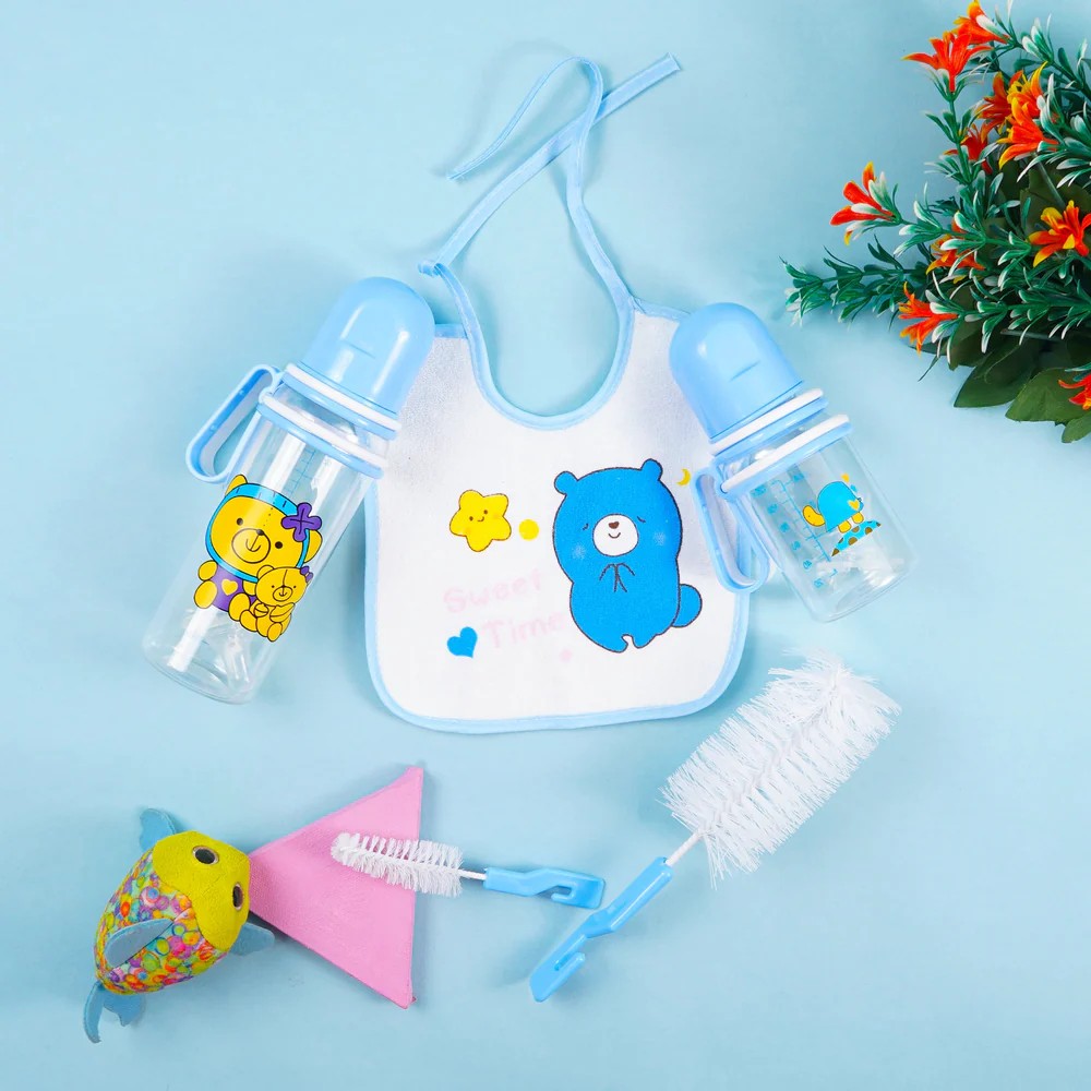 Baby Feeding Set 7pcs with Bottles Bib Pacifier Brushes Cotton Buds New Arrival Wholesale Infant Safe Kit 🔊SPECIALOFFER‼️🔶REDUCED PRICE 🔶🔊SPECIALOFFER‼️🔶REDUCED PRICE 🔶
