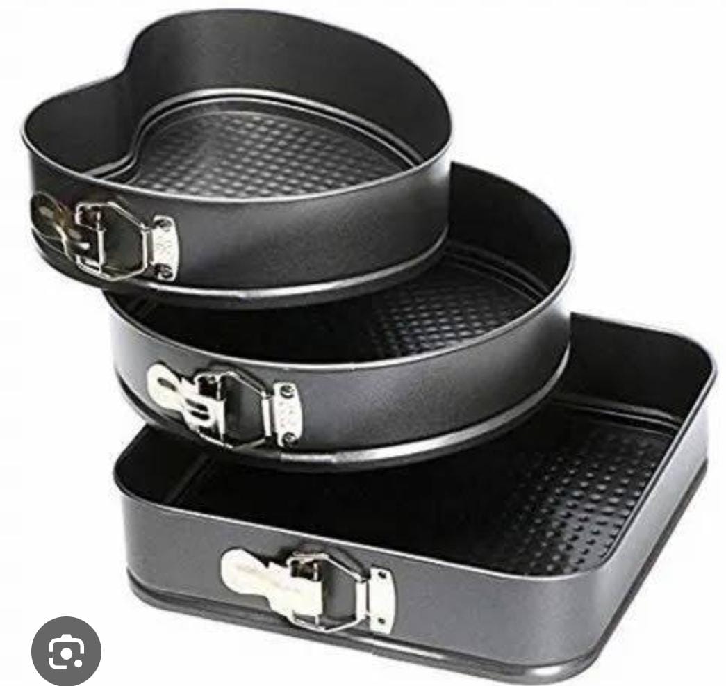 Nonstick Mixed Shape Baking Tins Heart Square Round Versatile Cake MoldsHigh Quality Wedding Birthday Celebration Pans Professional Home Baker Essential Even Heat Distribution Easy Release Stackable