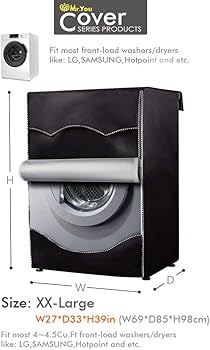 Washing Machine Cover Orgprotect your washing machine investment with this premium cover organizer, perfectly sized at 80x60x45cm to fit standard 12kg front-load or top-load models