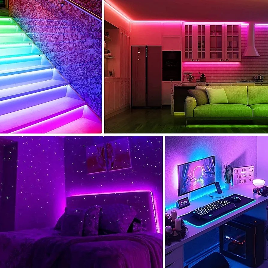 5M RGB LED Neon Rope Light Remote Control Waterproof Smart Color Changing DIY Bedroom Indoor Outdoor Decor New Arrival 🔊SPECIALOFFER‼️🔶REDUCED PRICE 🔶🔊SPECIALOFFER‼️🔶REDUCED PRICE 🔶
