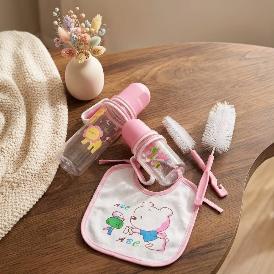 Baby Feeding Set 7pcs with Bottles Bib Pacifier Brushes Cotton Buds New Arrival Wholesale Infant Safe Kit 🔊SPECIALOFFER‼️🔶REDUCED PRICE 🔶🔊SPECIALOFFER‼️🔶REDUCED PRICE 🔶
