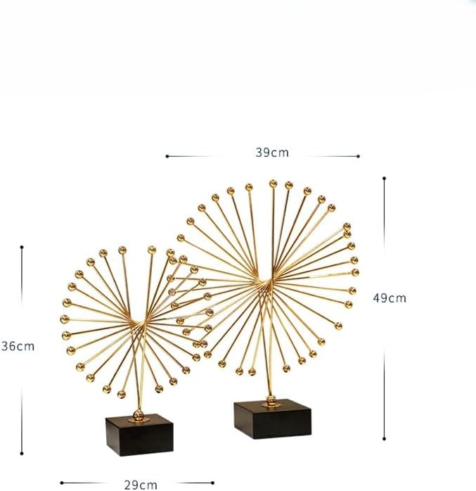 Executive Metal Abstract Spiked Sculpture – Modern Office & Living Room Décor Piece, Symbol of Leadership, Success & Prosperity, Enhances Positive Energy Flow, Premium Decorative Art (Large available