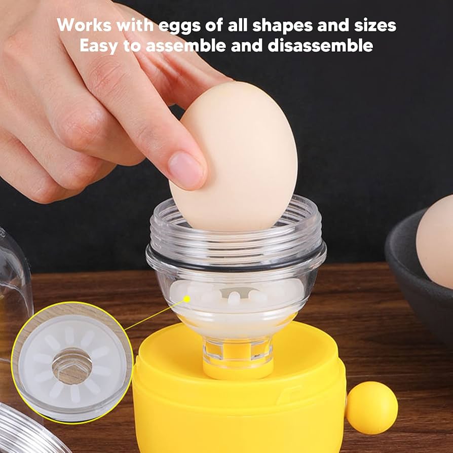 Egg Mixer Yellow Easy Operate Mixes Yolk White Golden Eggs Without Breaking Shell Restocked Video Demo Rope Egg Mixer🔊SPECIALOFFER‼️🔶REDUCED PRICE 🔶🔊SPECIALOFFER‼️🔶REDUCED PRICE 🔶🔊SPECIALOF