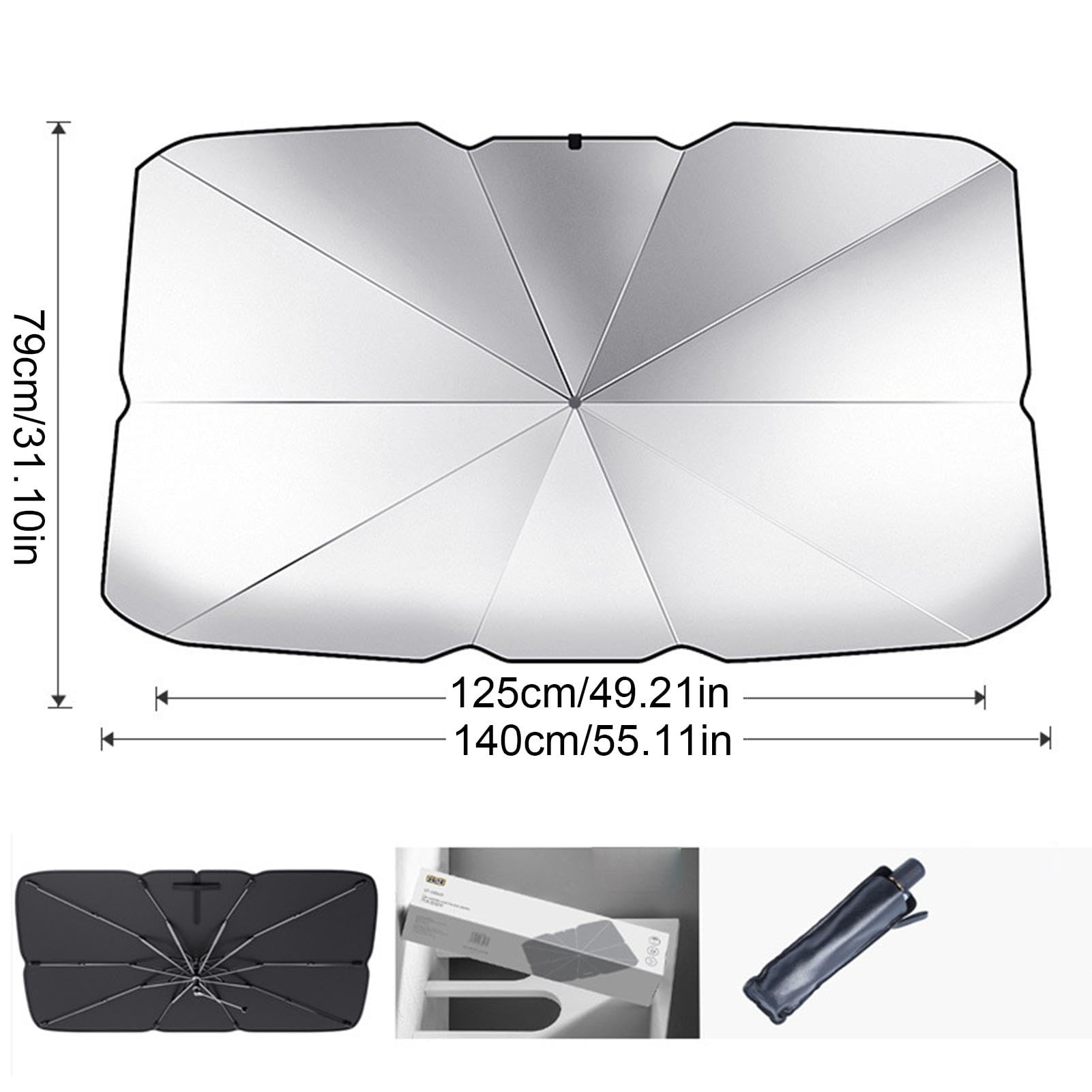 Car Dashboard Umbrella Sunvisor Windscreen Cover Shield your car from Nairobi's scorching equatorial sun with this innovative dashboard umbrella sunvisor windscreen cover🔊SPECIALOFFER‼️🔶