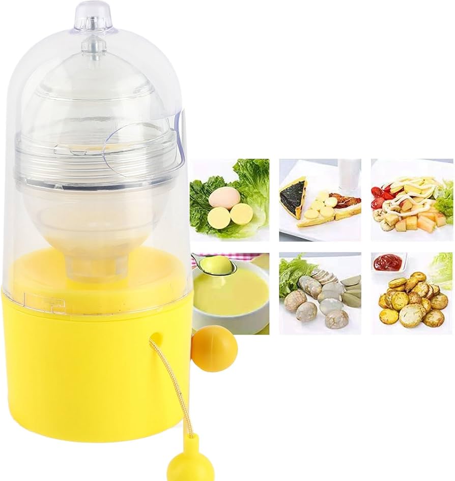 Egg Mixer Yellow Easy Operate Mixes Yolk White Golden Eggs Without Breaking Shell Restocked Video Demo Rope Egg Mixer🔊SPECIALOFFER‼️🔶REDUCED PRICE 🔶🔊SPECIALOFFER‼️🔶REDUCED PRICE 🔶🔊SPECIALOF