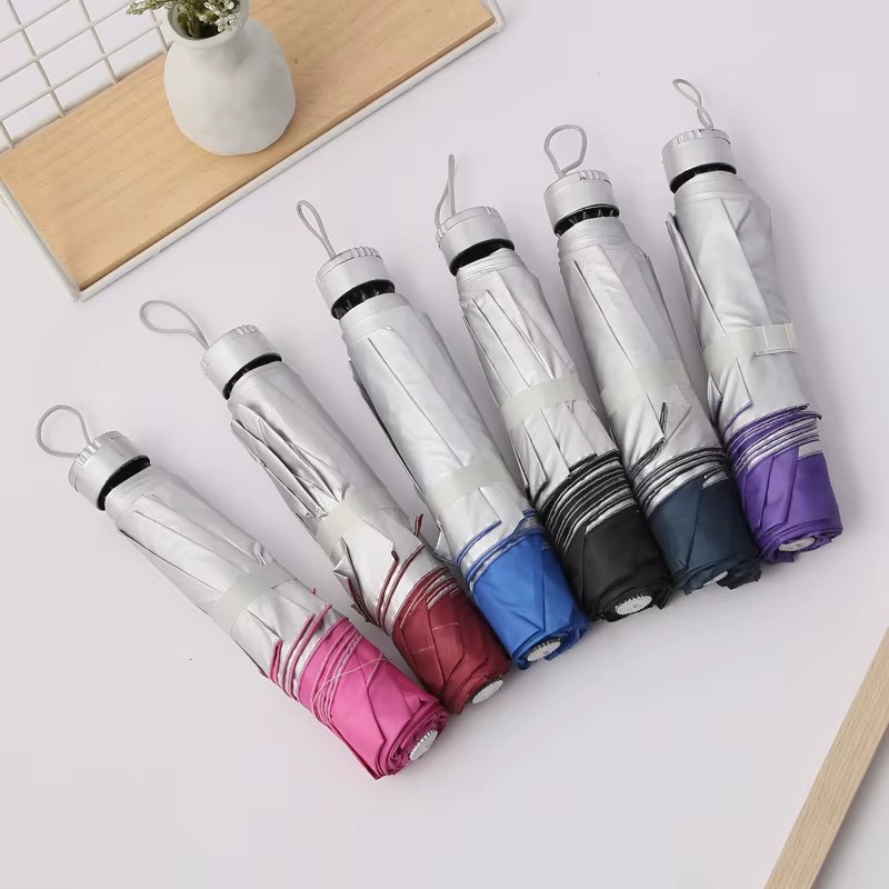 Folding Umbrella Fashion Solid Color Three Folding Umbrella Parasol Rain Sun Wedding Favor Party Gift Guests New Arrival Wholesale🔊SPECIALOFFER‼️🔶REDUCED PRICE 🔶🔊SPECIALOFFER‼️🔶REDUCED PRICE 🔶🔊