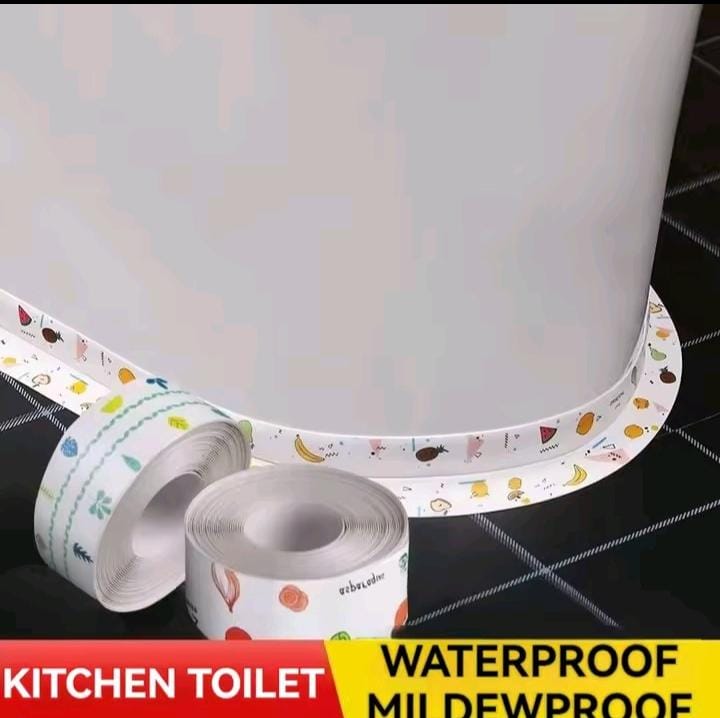 Waterproof Silicone Caulk Gap Cover Decorative Tape 38mm x 3200mm Silicone Material Bathroom Kitchen Sealing Strip Self-Adhesive Waterproof Gap Filler Countertop Edge Trim Shower Door Seal Decorative