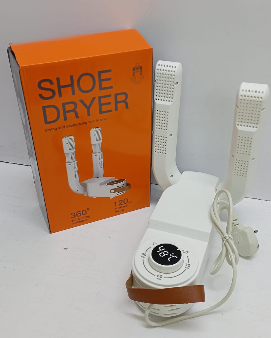 Modern Electric Shoe Boots Socks Dryer Odor Dehumidifier 360 Degree Omnidirectional Heating Intelligent Constant Temperature Fast Drying All Footwear Types Gloves Boots Safe Material Protection