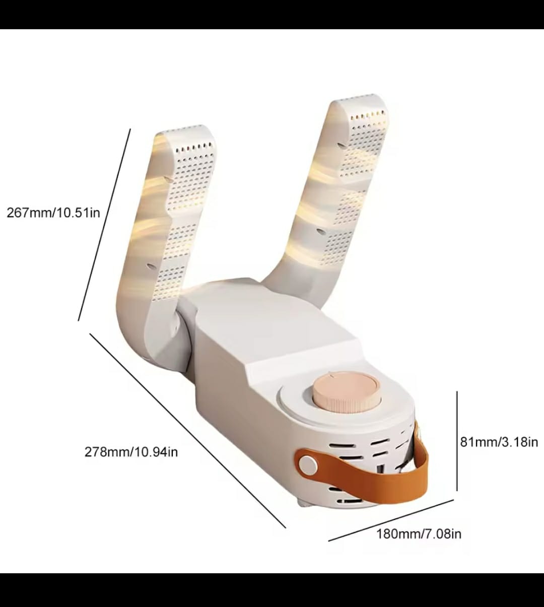 Modern Electric Shoe Boots Socks Dryer Odor Dehumidifier 360 Degree Omnidirectional Heating Intelligent Constant Temperature Fast Drying All Footwear Types Gloves Boots Safe Material Protection