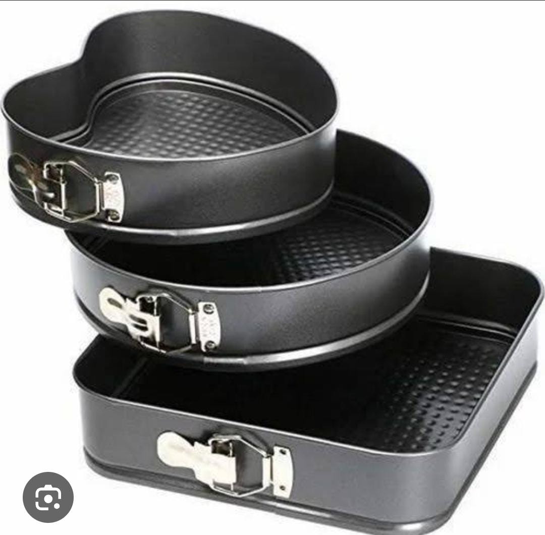 Nonstick Mixed Shape Baking Tins Heart Square Round Versatile Cake MoldsHigh Quality Wedding Birthday Celebration Pans Professional Home Baker Essential Even Heat Distribution Easy Release Stackable