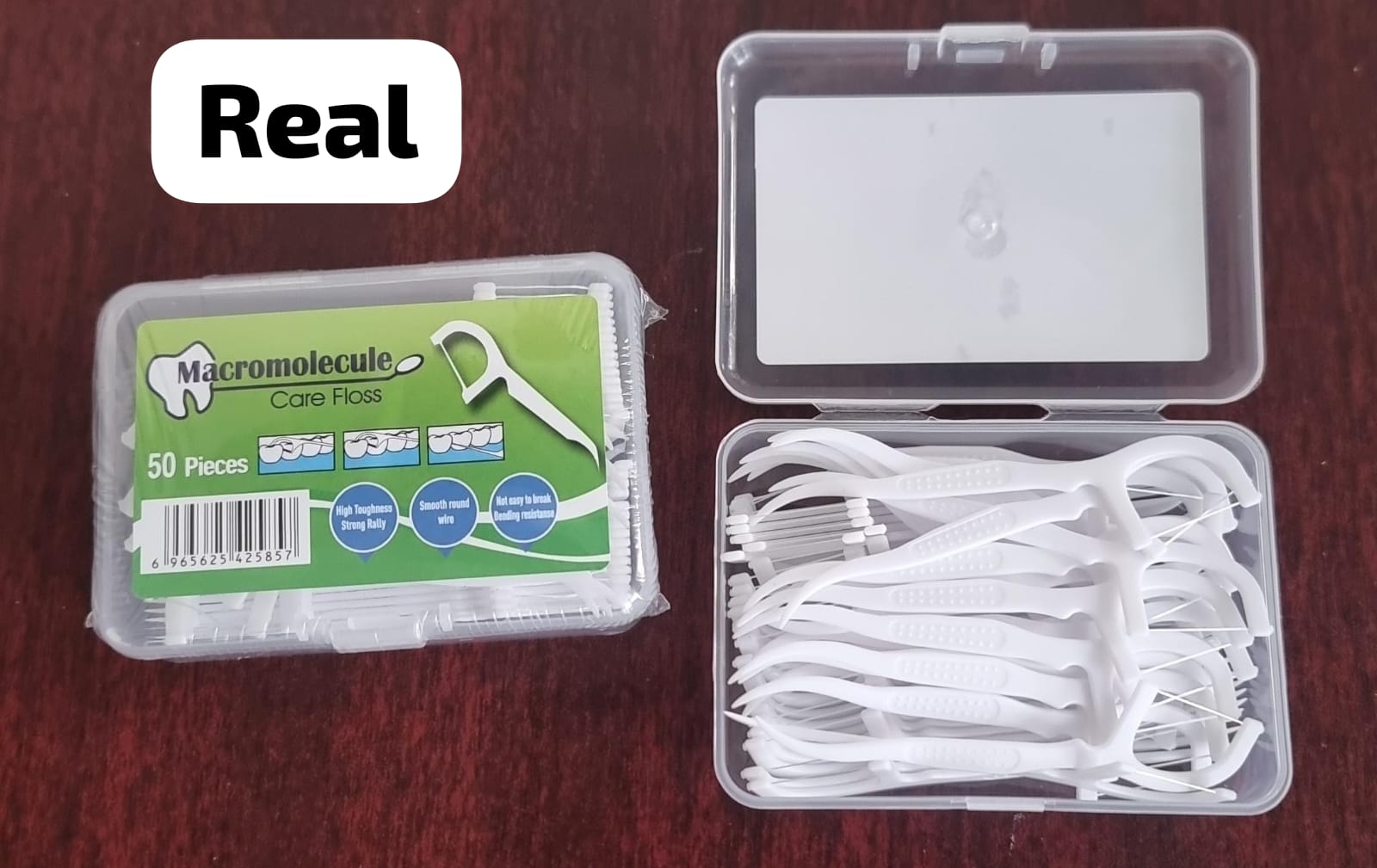 Dental Floss 50pc Pack -2 Way Dental Floss Toothpicks Ergonomic Y-shaped handle ensures control even for kids or arthritis sufferers Hygienic individually wrapped picks prevent contamination.