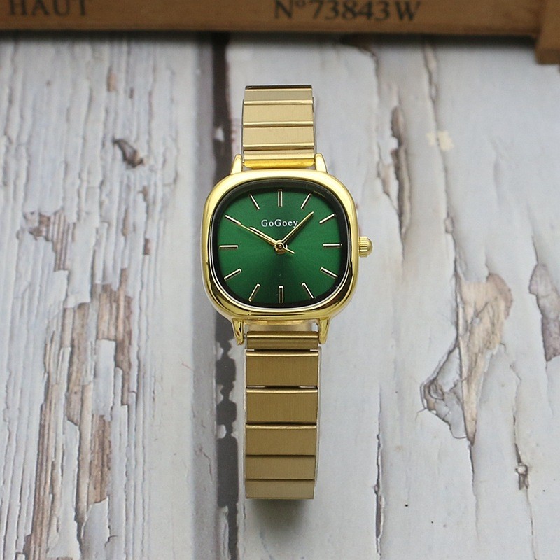 Oval Bamboo With Small Plate Simple Girls Watch Student Fashion Trend Ladies Watch Quartz Watch Women