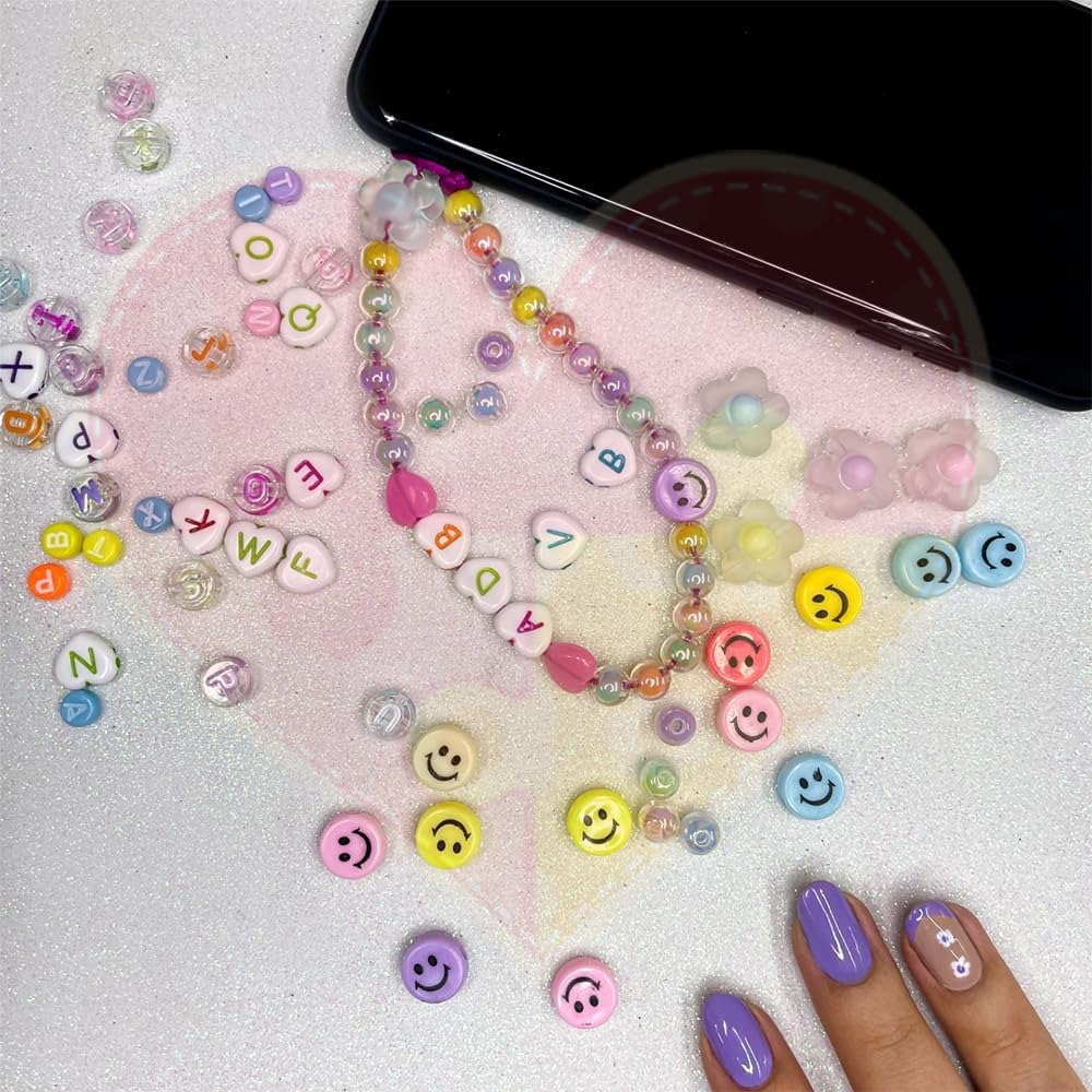 Kids Toys CBC Clay Bead Bracelet Kit for Jewelry Bracelet Making Kit Beads Set Heishi Beads DIY Arts and Crafts Gifts for both Boys and Girls