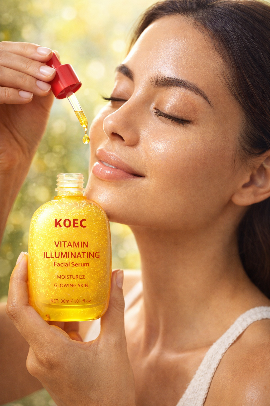 Vitamin  Facial Serum by KOEC – Glow Boosting, Moisturizing & Skin Brightening Formula