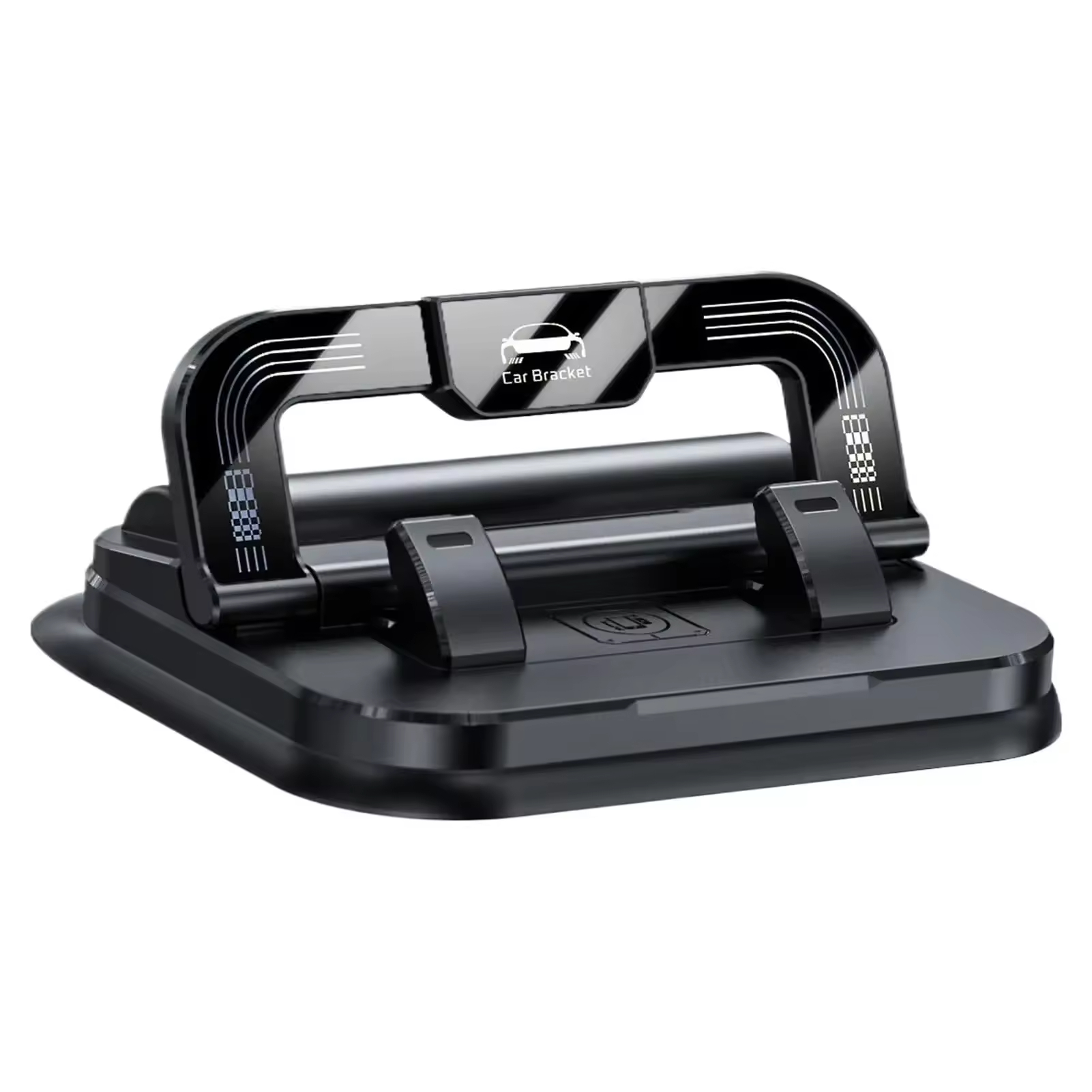 360 ° rotating car phone holder with license plate, easy to install for navigation and hands-free driving