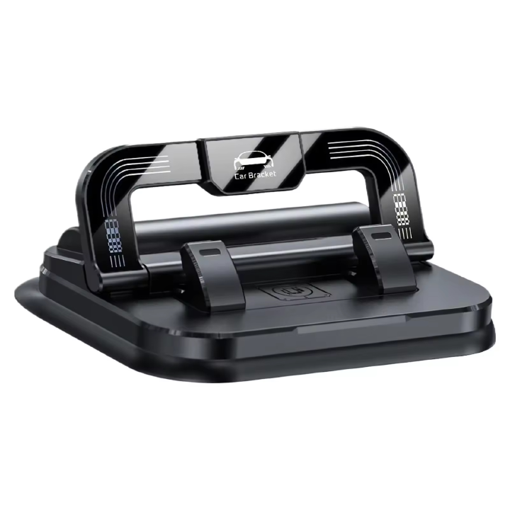 360 ° rotating car phone holder with license plate, easy to install for navigation and hands-free driving