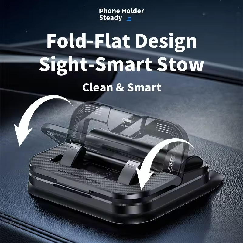 360 ° rotating car phone holder with license plate, easy to install for navigation and hands-free driving