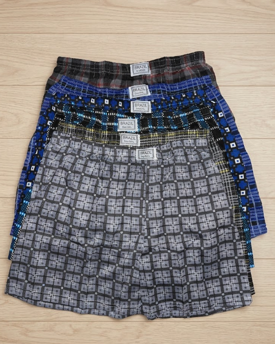 Men’s Premium Cotton Checked Boxers (6 Pack) – Comfortable Breathable Plaid Underwear/Experience all-day comfort with these Premium Cotton Checked Men’s Boxers