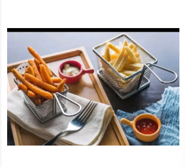 . 2IN1 HEAVY GAUGE POTATO CHIPPER MACHINE - 2 SIZE CHIPS CUTTER SIMPLE AND EASY CUTTING STAINLESS STEEL BODY MATERIAL EXTRA SHARP STAINLESS STEEL BLADE