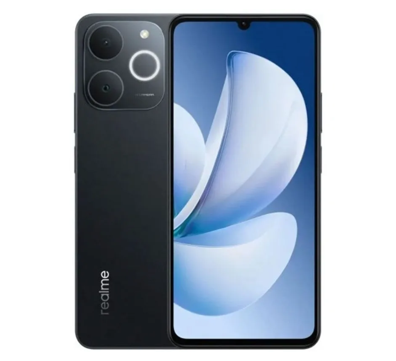 Realme Note 70 4G, 128GB 4GB RAM, Camera 13MP, Battery 6300mAh, Color Obsidian Black, Smartphone