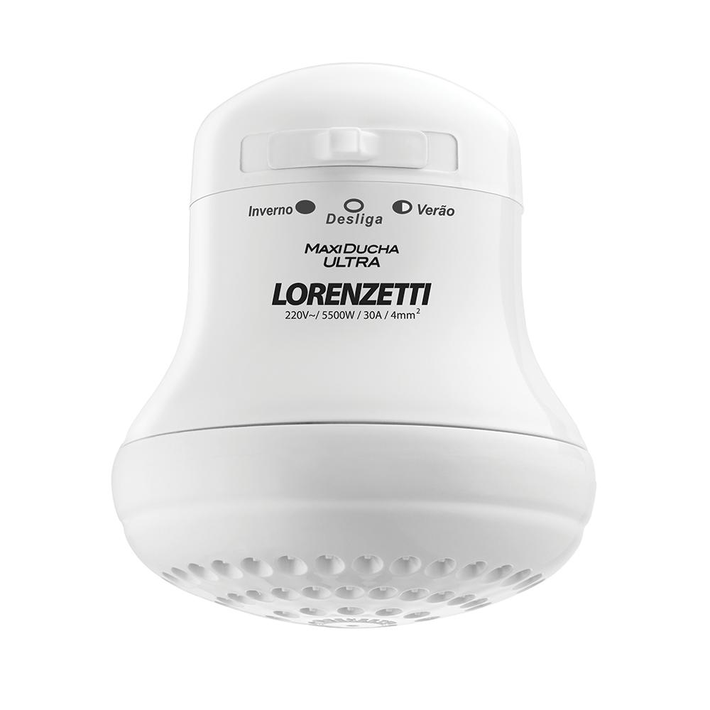 WHITE Lorenzetti Hot Water Shower head For Fresh/Salty Water Lorenzeti Instant Shower Electric Water Heater is the ideal option for a relaxing and economic bath