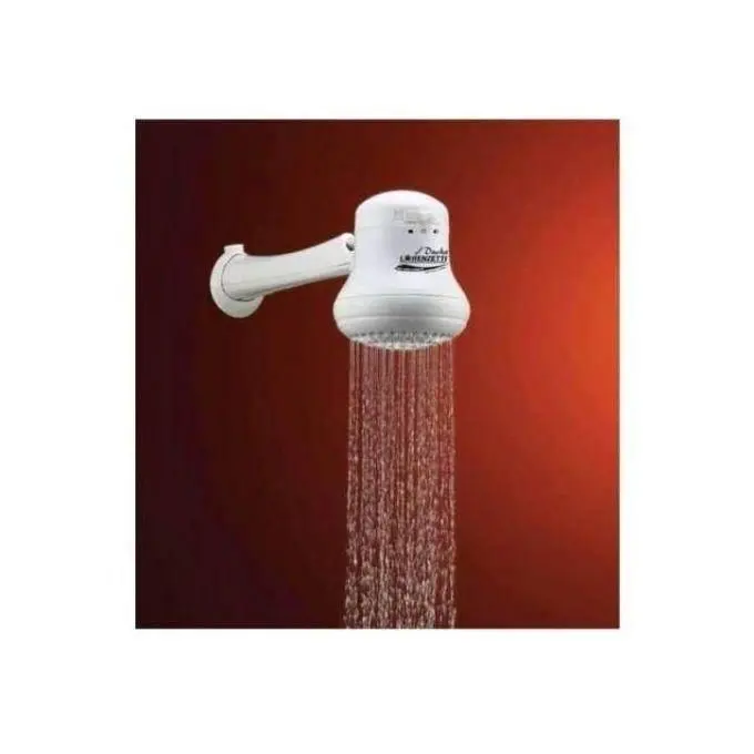 WHITE Lorenzetti Hot Water Shower head For Fresh/Salty Water Lorenzeti Instant Shower Electric Water Heater is the ideal option for a relaxing and economic bath
