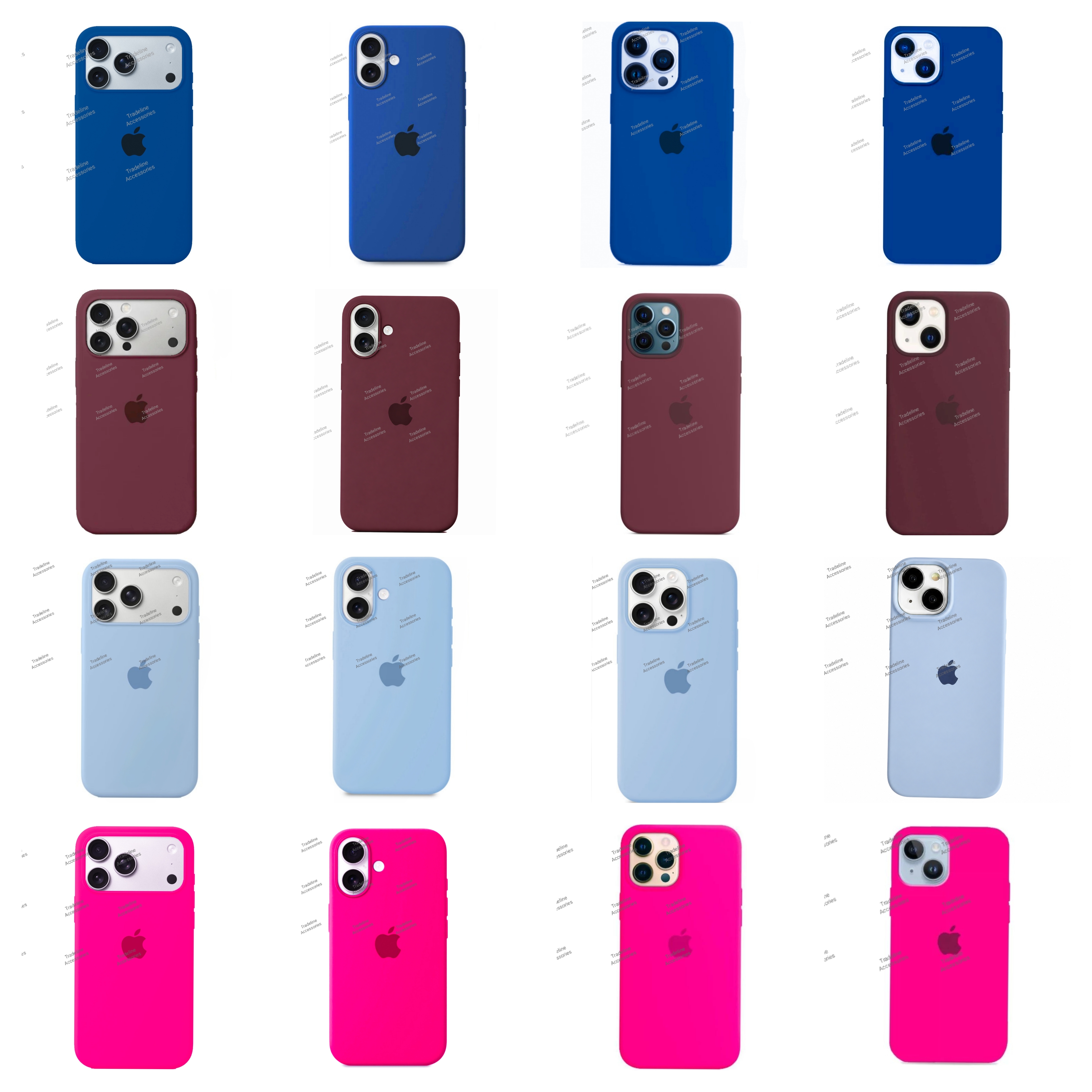 Iphone 11,12,13, 14,15,16,17 (Pro,Pro Max,Air,E) Original Liquid silicone phone Case/Cover available in colour Blue,maroon-burgundy,skyblue-baby blue & neon-hot pink