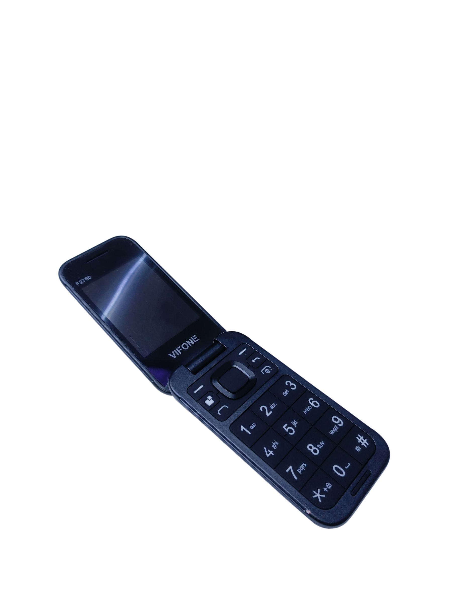 Vifone F2760 2.8" Display Front Screen Dual Sim HD Camera Wireless FM/Bluetooth/Expandable Storage 2500mAh Big Battery Flip Phone Feature Phone