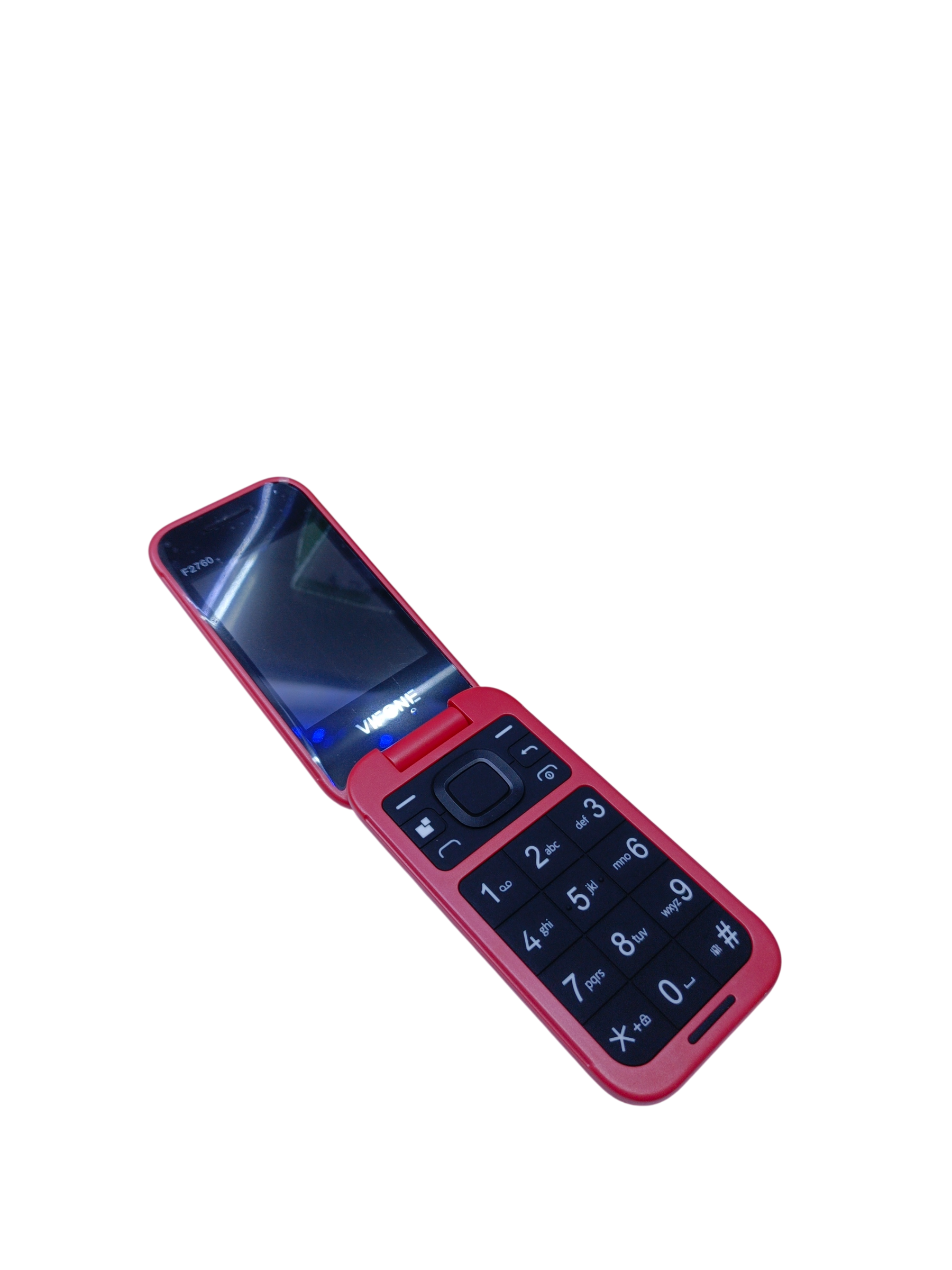 Vifone F2760 2.8" Display Front Screen Dual Sim HD Camera Wireless FM/Bluetooth/Expandable Storage 2500mAh Big Battery Flip Phone Feature Phone