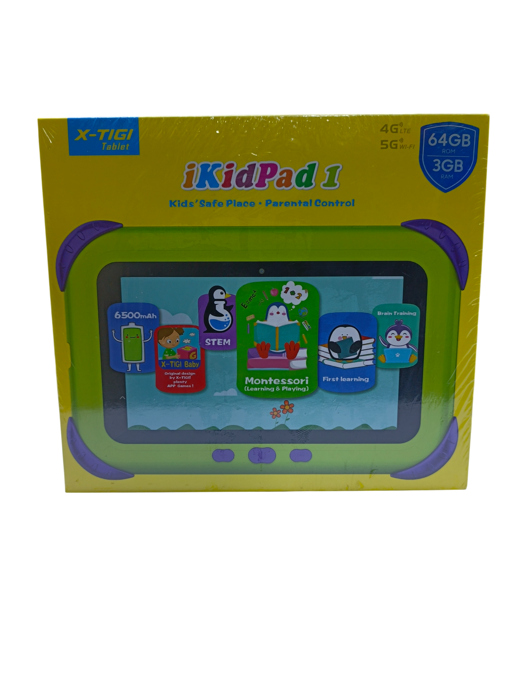 X-TIGI iKidpad 1 6.85" FHD Display 64GB+3GB RAM Dual Sim 1.8GHz 16MP Rear Camera 5MP Front Camera 6500mAh Battery Android Kids Tablet