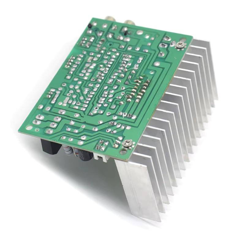 Professional Digital Subwoofer Stereo Amplifier Board 2.1 Channel AC/DC 12V 2*38W TDA7379 for Amplifiers with Heatsink Sub Out AC DC Power Input