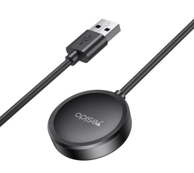 Yesido Wireless Smart Watch Charger – Magnetic Fast Charging Dock, Portable USB Charging Cable for Smart Watches
