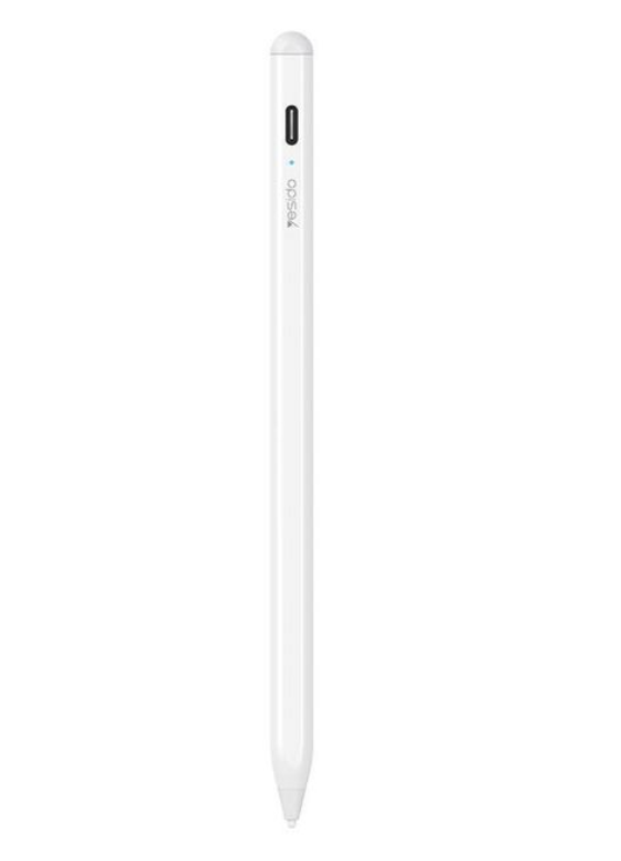 Yesido Universal Stylus Pen White - High Precision Touch Pen For iPad, iPhone, Samsung & Android, Long Battery Life, Smooth Writing & Drawing