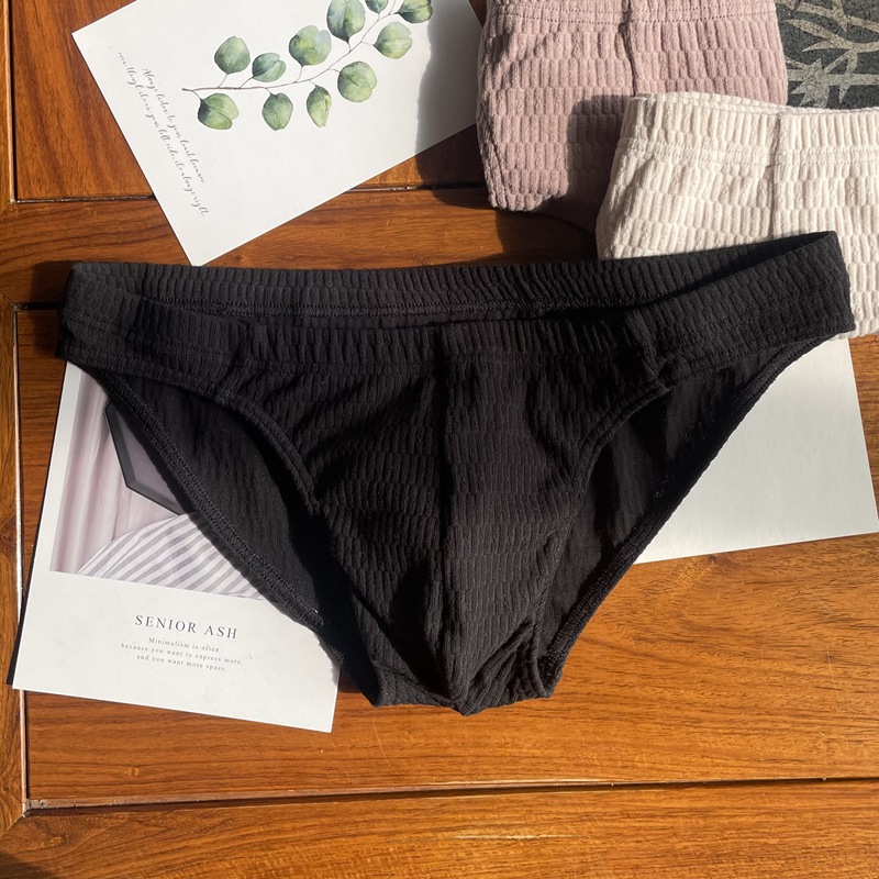 Men's 100% Cotton Breathable, Skin-Friendly, Soft Boxer Briefs – Plain, Minimalist, Sexy and Comfortable Briefs for Men