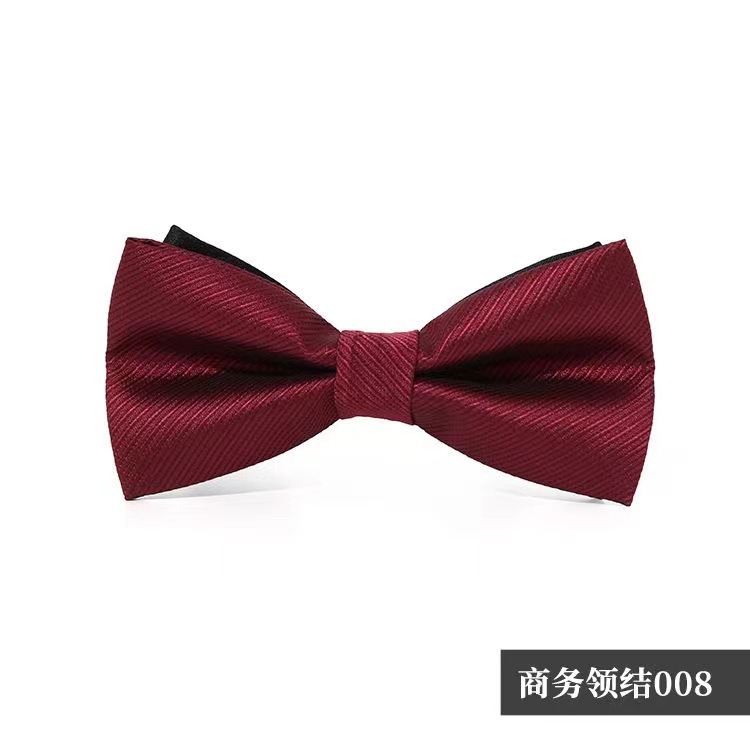 Men's Formal Wedding Bow Tie for Best Man and Groom – British-Style Korean-Design Bow Tie