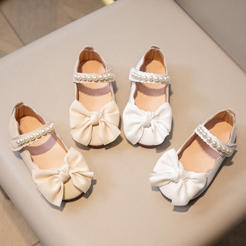 Spring/Autumn Children's Non-Slip, Durable Sandals; Baby Girls' Leather Shoes; Toddler Girls' Soft-Soled Flats; Girls' Princess Shoes